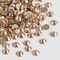 1440 Pieces Flat Back Crystal Rhinestones Round Gems,Golden Shadow,SS20,4.6-4.8mm